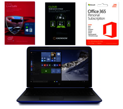 Mcafee Pavilion 15-ab271sa 15.6  Laptop and Software Bundle